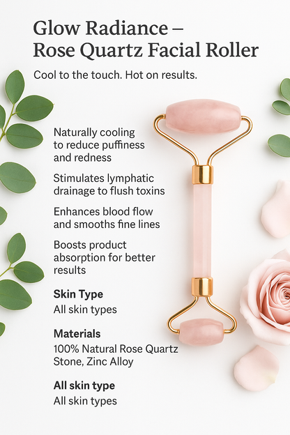 Rose Quartz Facial Roller