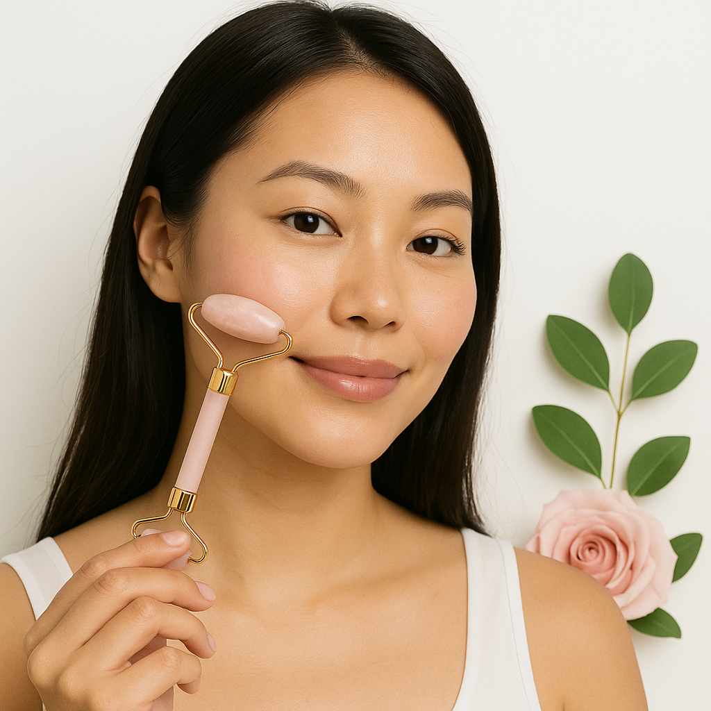 Rose Quartz Facial Roller